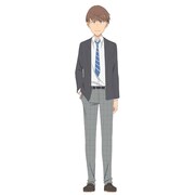 岩田嗣人（CV：遊佐浩二）。演劇部の脚本担当。瑛二の同級生で「つーちゃん」という愛称で呼ばれている。脚本を書くだけでなく、怪談話をするのも得意。 (c)斉藤ゆう／小学館／疑似ハーレム製作委員会