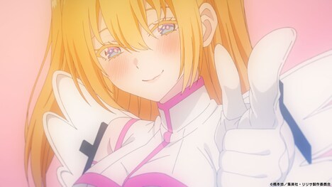 TVアニメ「2.5次元の誘惑（リリサ）」第2弾PVより。(c)橋本悠／集英社・リリサ製作委員会