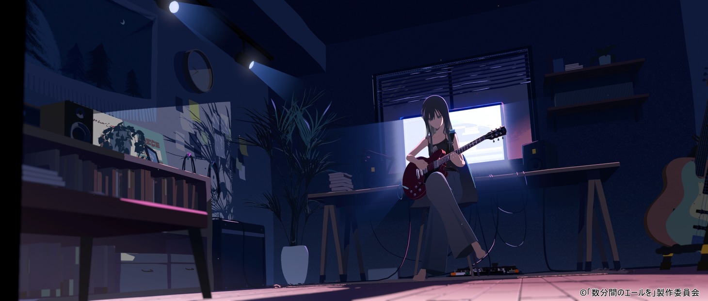 オリジナル劇場アニメ「数分間のエールを」冒頭映像より。
