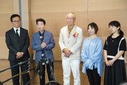 左から屋良有作、島田敏、キートン山田、佐々木優子、豊嶋真千子。
