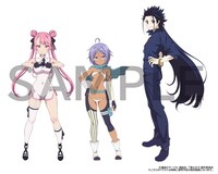 Blu-ray1巻の購入特典として、Amazon.co.jpで用意される「アクリルスタンド3体セット（タオ、レン、ジェイド）」のイラスト（既存版権）。