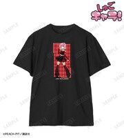 「PEACH-PIT先生 描き下ろし 日奈森あむ ゴスパンクver. Tシャツ」