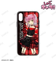 「PEACH-PIT先生 描き下ろし 日奈森あむ ゴスパンクver. 強化ガラスiPhoneケース」