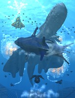 「青の6号」キービジュアル ©1998小澤さとる/バンダイビジュアル・UNIVERSAL MUSIC LLC