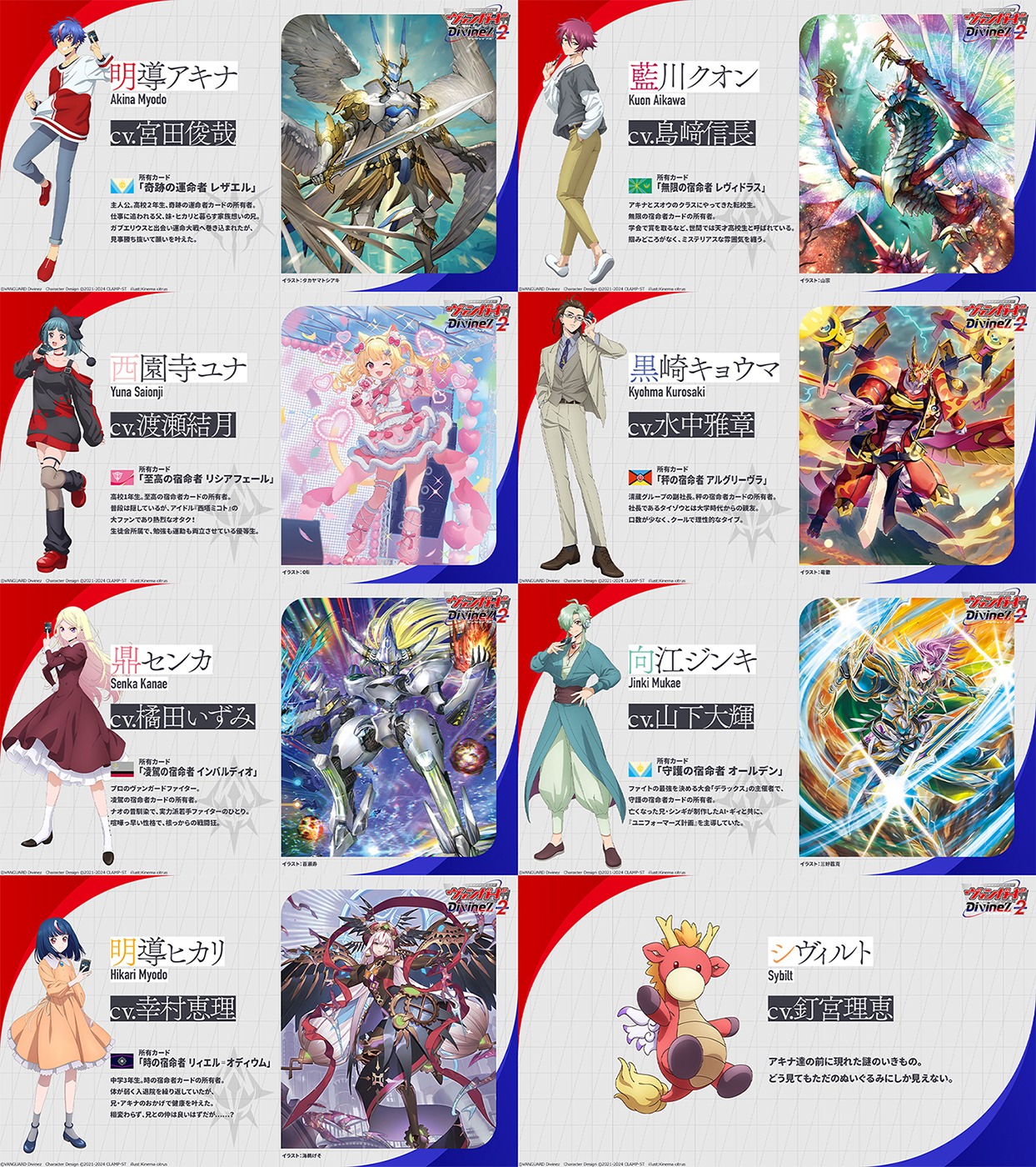 TVアニメ「カードファイト!! ヴァンガード Divinez Season2」に登場するキャラクター。
