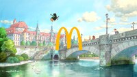 「魔女の宅急便」×日本マクドナルドのコラボCMより。