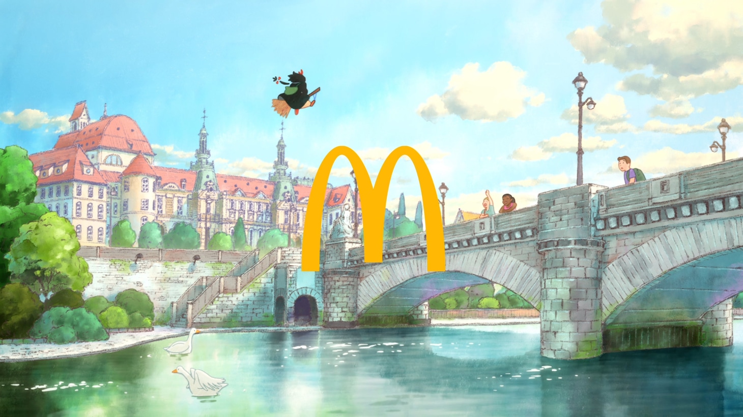 「魔女の宅急便」×日本マクドナルドのコラボCMより。