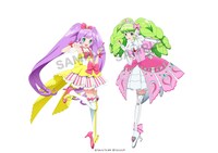 左から真中らぁら、ファルル。