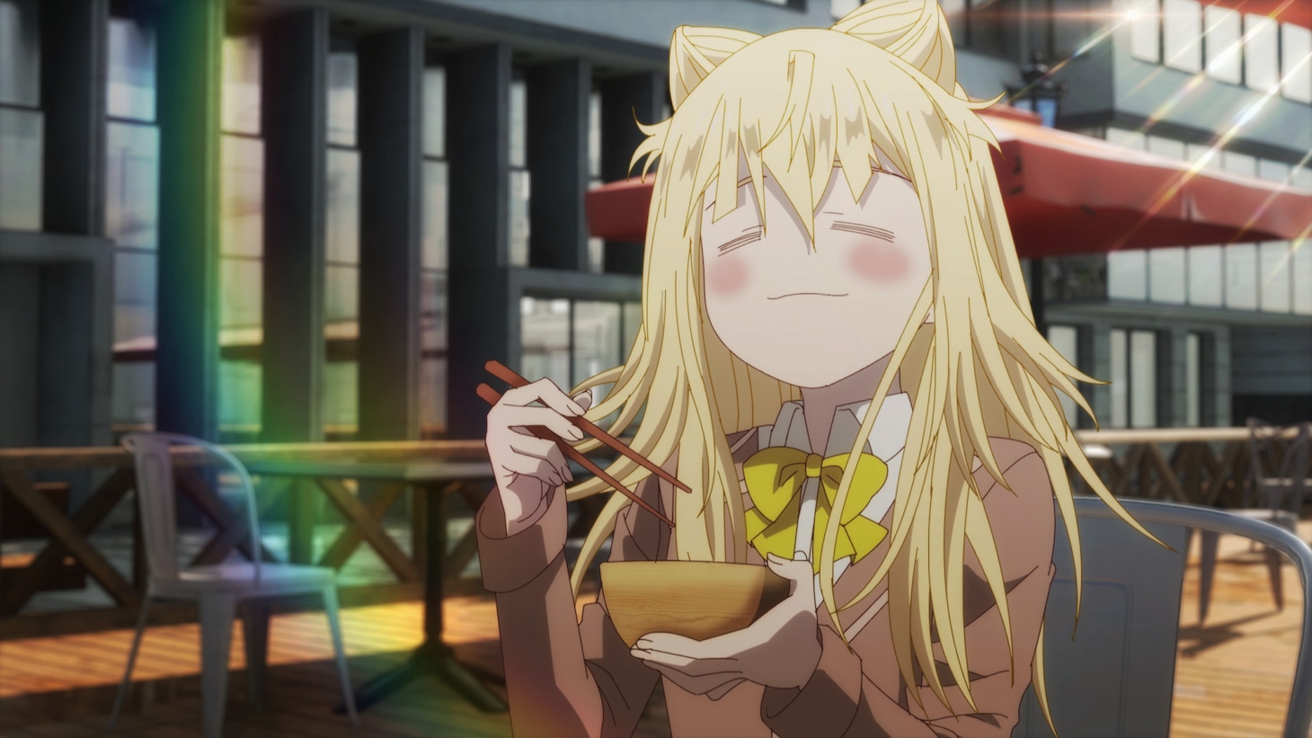 アニメ「もめんたりー・リリィ」メインPVの場面カット。 (c)GoHands／松竹・もめんたりー製作委員会