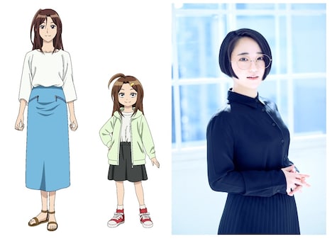 左から新島貴恵／白石万理華、悠木碧。 (c)村田 椰融／芳文社・妻小プロジェクト