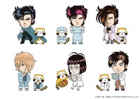 「K2」と「あらいぐまラスカル」がコラボしたちびキャライラスト。