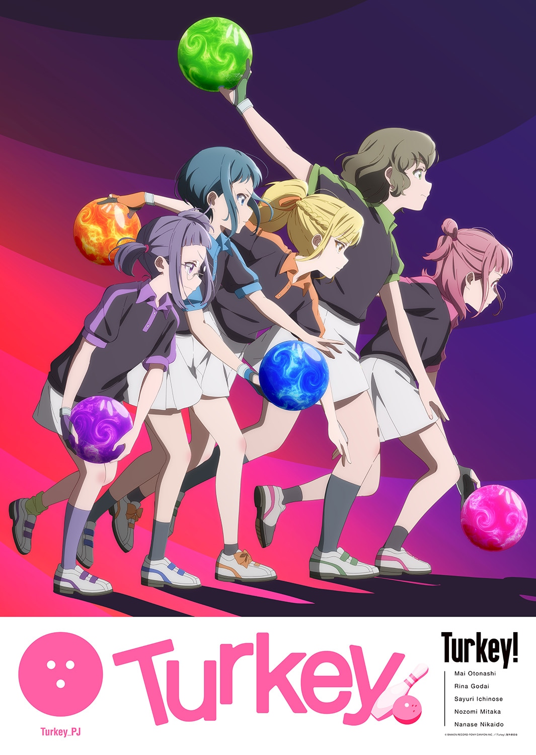オリジナルアニメ「Turkey!」キービジュアル