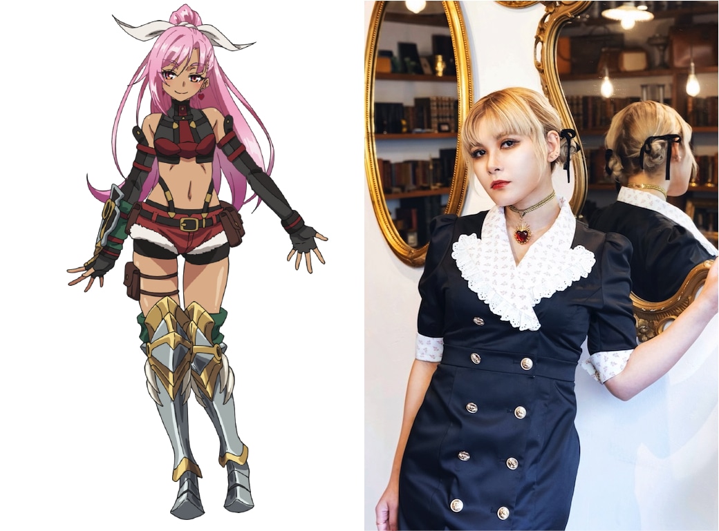 左からリィズ・スマート、ファイルーズあい。 (c)槻影・チーコ／マイクロマガジン社／「嘆きの亡霊」製作委員会