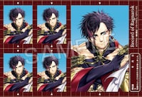 「終末のワルキューレ」始皇帝の「証明写真ステッカー」。