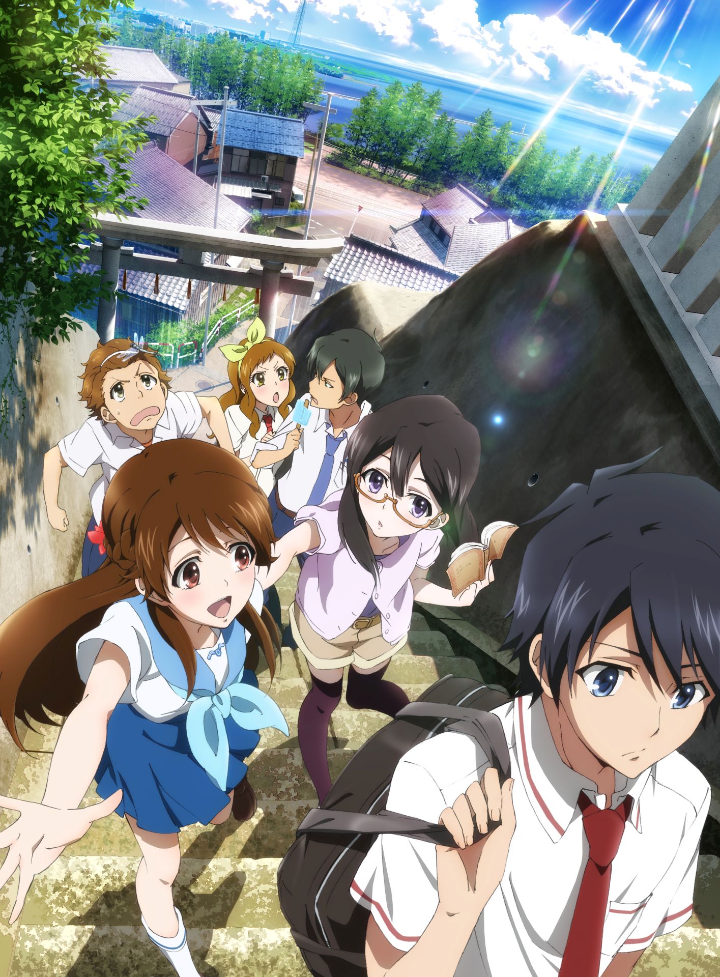 TVアニメ「グラスリップ」キービジュアル