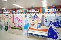 「喫茶ジャンプ」の装飾。