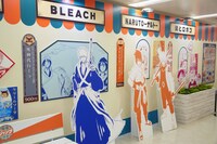 「喫茶ジャンプ」の装飾。