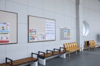 上田駅に掲出される暗号問題。