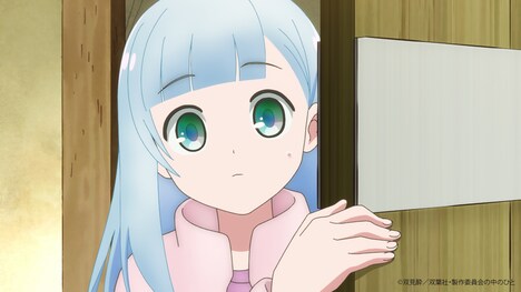 TVアニメ「ダンジョンの中のひと」第1話の場面カット。