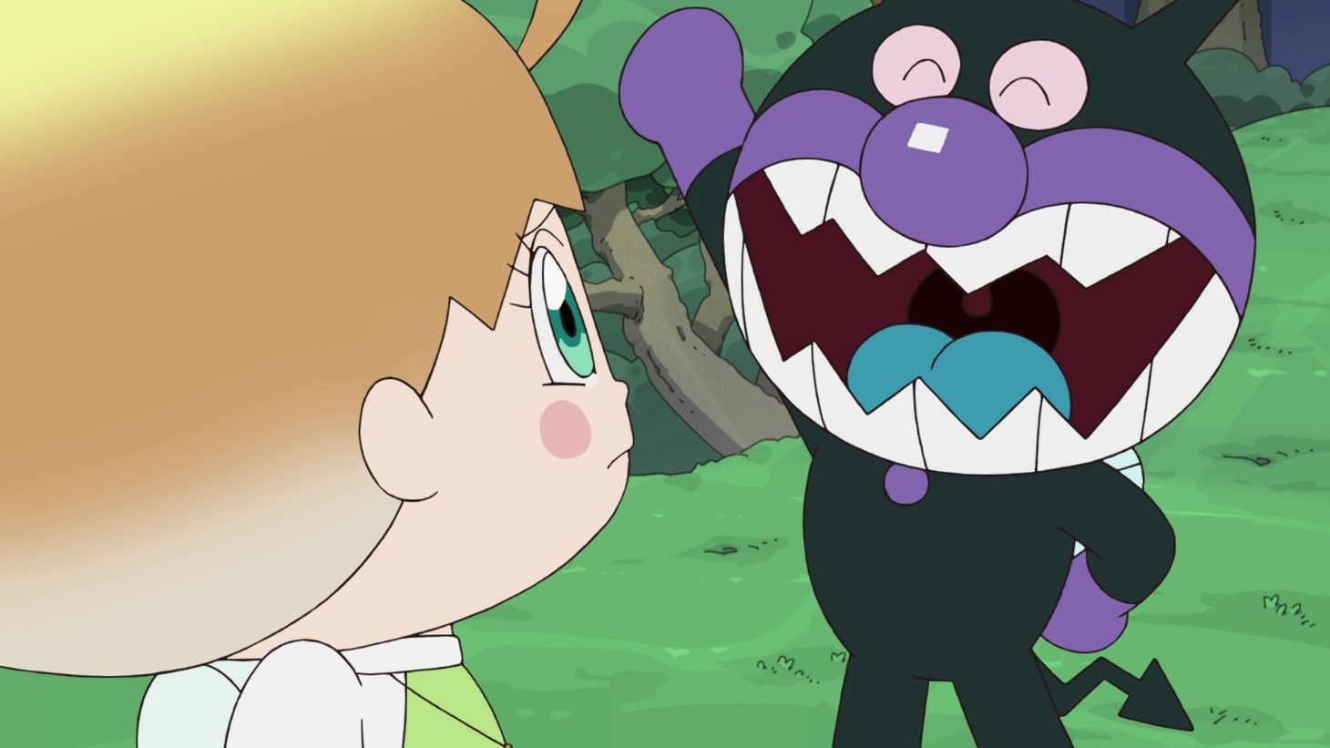 映画「それいけ！アンパンマン ばいきんまんとえほんのルルン」より。