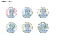 スタジオ雲雀/Lerche公式通販特典の原画缶バッジ。