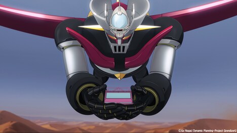 TVアニメ「グレンダイザーU」第1話の場面カット。