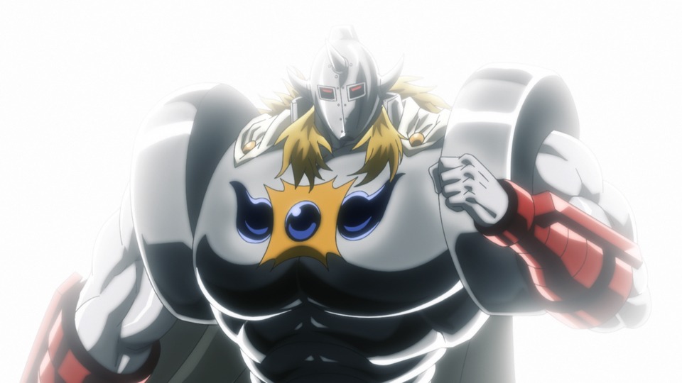 TVアニメ「『キン肉マン』完璧超人始祖編」第0話の場面カット。