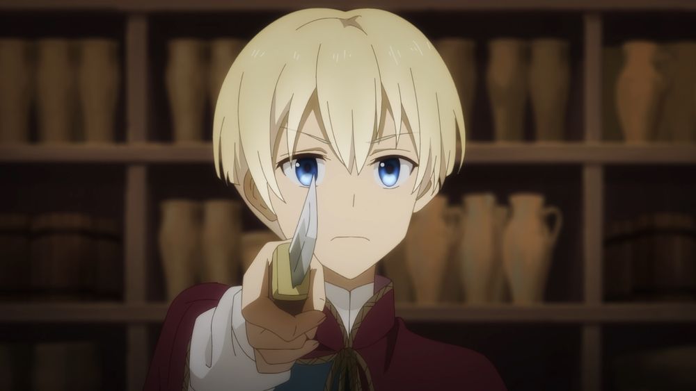 TVアニメ「狼と香辛料 MERCHANT MEETS THE WISE WOLF」第2クール本予告の場面カット。