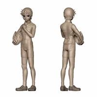 小野田坂道1/1スケールフィギュアの進捗状況。