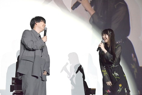 TVアニメ「小市民シリーズ」先行上映会の様子。