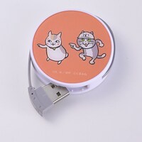 「ラウンドUSBハブ（ニャンコ先生と仕事猫）」 (c)くまみね工房 (c)緑川ゆき・白泉社／「夏目友人帳」製作委員会