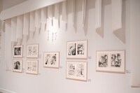 「CLAMP展」より「LOVE」のエリア。