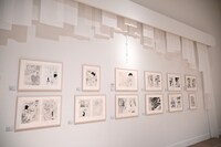 「CLAMP展」より「LOVE」のエリア。