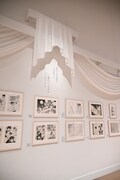 「CLAMP展」より「LOVE」のエリア。
