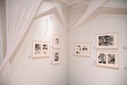 「CLAMP展」より「LOVE」のエリア。