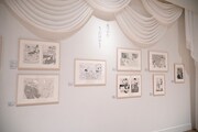 「CLAMP展」より「LOVE」のエリア。