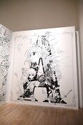 「CLAMP展」より「ADVENTURE」のエリア。
