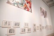 「CLAMP展」より「ADVENTURE」のエリア。