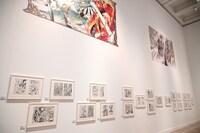 「CLAMP展」より「ADVENTURE」のエリア。