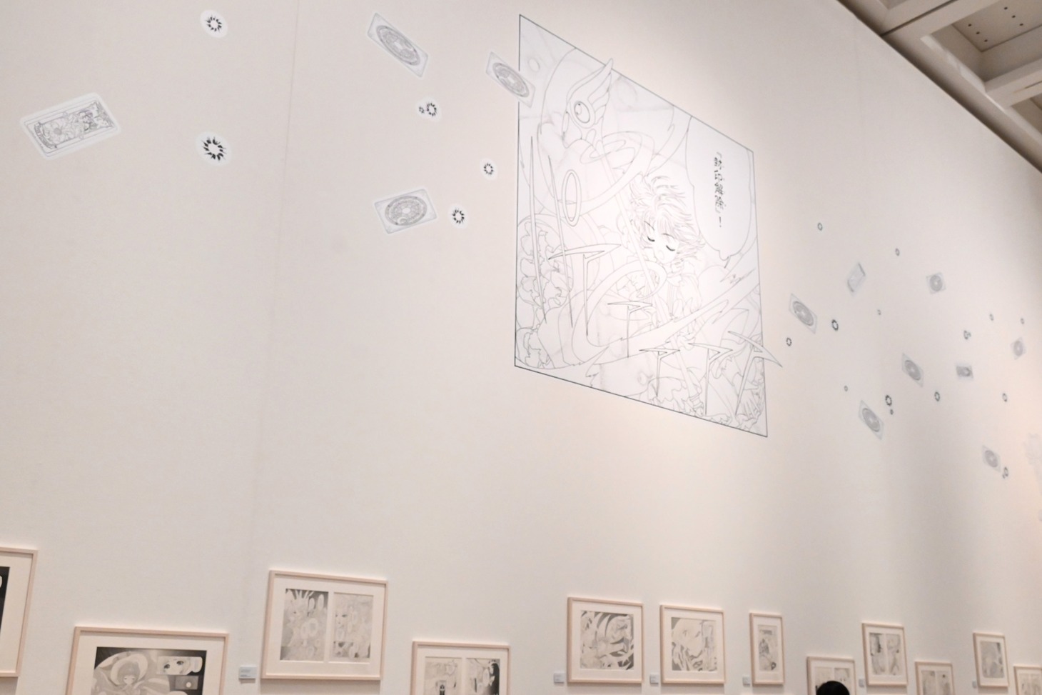 「CLAMP展」より「ADVENTURE」のエリア。