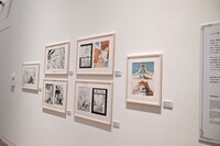 「CLAMP展」より「ADVENTURE」のエリア。