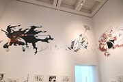 「CLAMP展」より「ADVENTURE」のエリア。