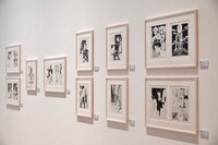 「CLAMP展」より「PHRASE」のエリア。