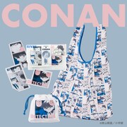 「名探偵コナン」と3COINSのコラボアイテムの一部。