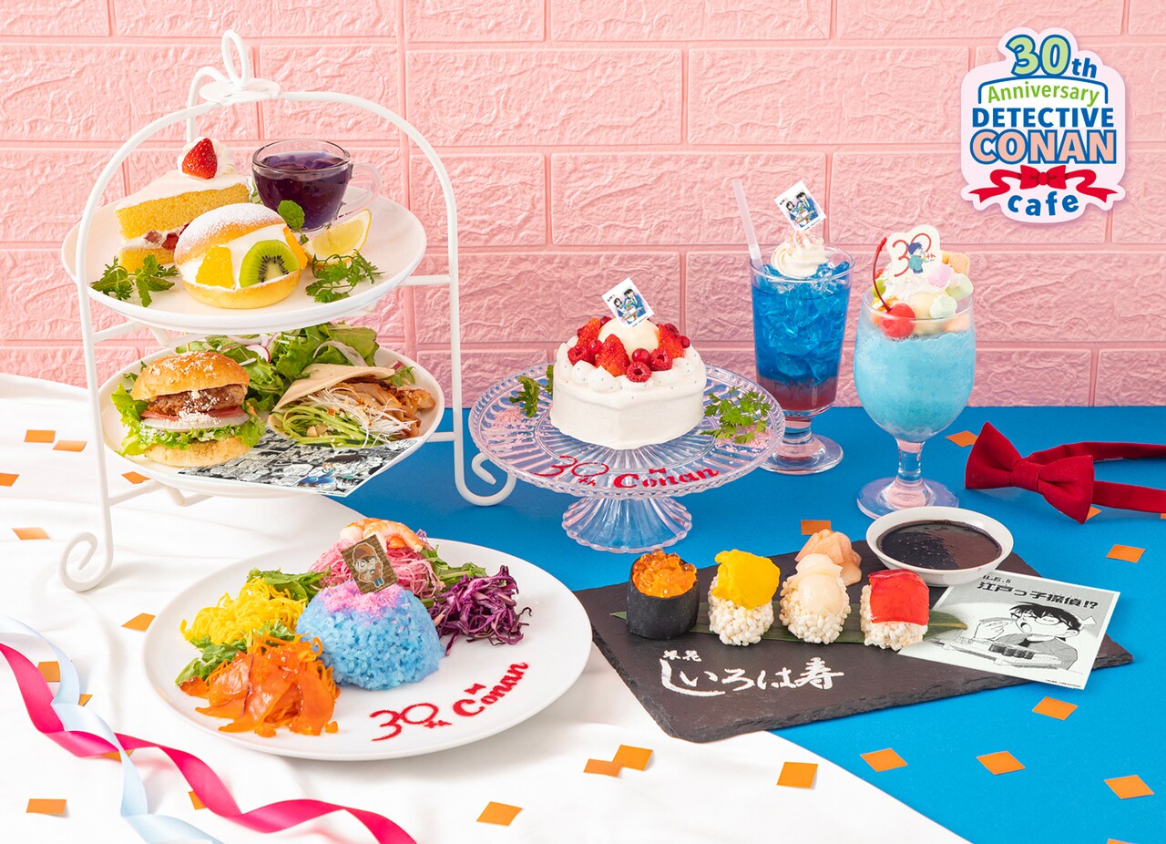 名探偵コナン コナンカフェ 連載30周年記念カフェ限定 木製マグネット コンプ 名探偵コナン 連載30周年記念カフェ」イメージ - 「名探偵コナン