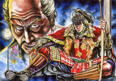 「花の慶次 原画展 ～漢と刀と、かぶき旅～」前期展示予定作品。