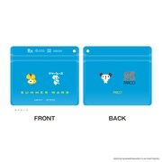 コラボレーションアイテムを含む購入金額税込2500円以上でプレゼントされるオリジナルジッパーバッグ。