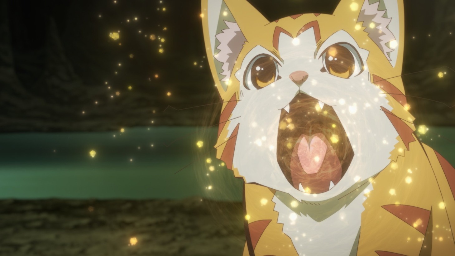 TVアニメ「Sランクモンスターの《ベヒーモス》だけど、猫と間違われてエルフ娘の騎士（ペット）として暮らしてます」ティザーPVより。 (c)東雲太郎・銀翼のぞみ・夜ノみつき／白泉社／ベヒ猫製作委員会