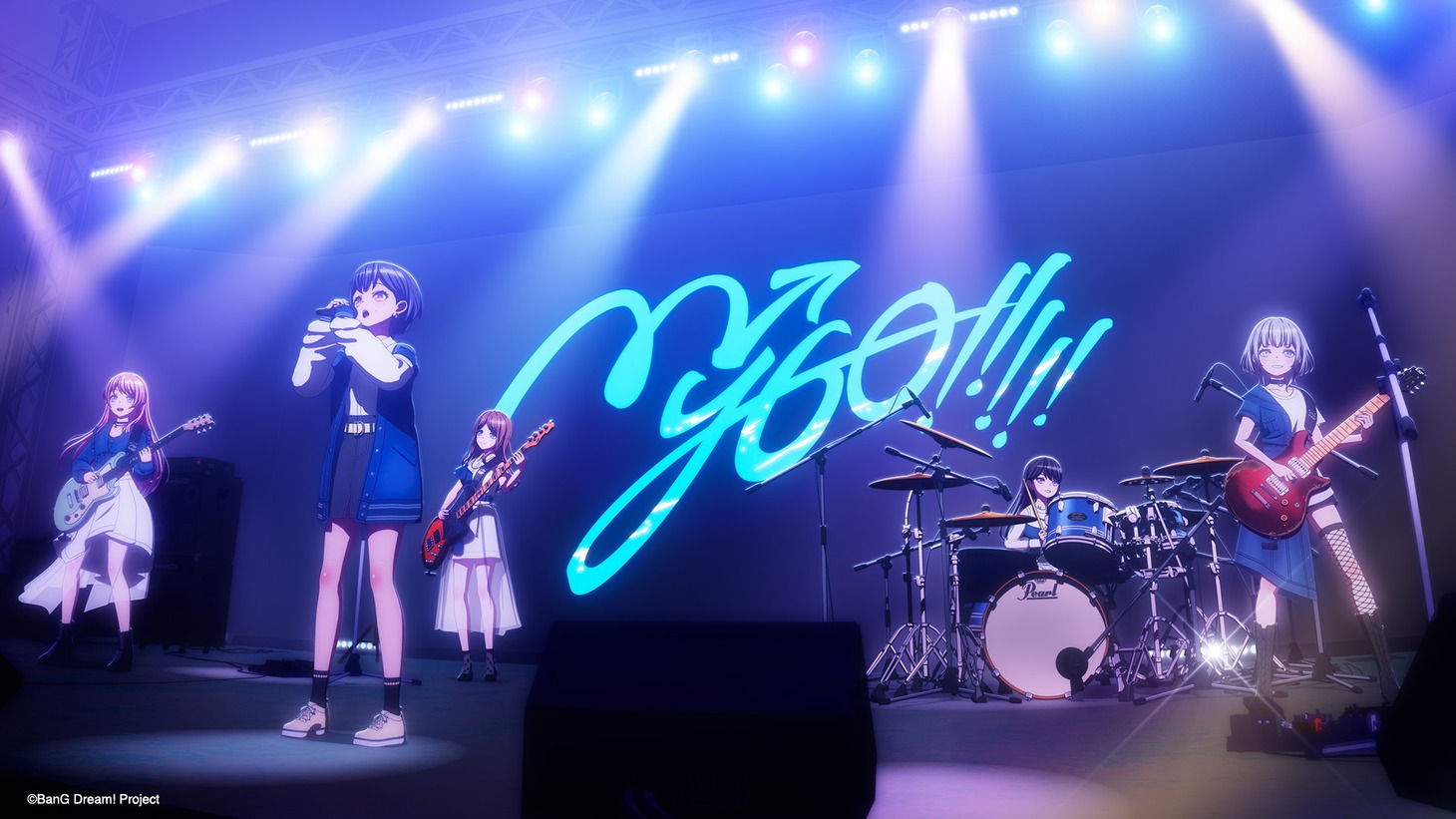 劇場版「BanG Dream! It's MyGO!!!!! 後編 : うたう、僕らになれるうた & FILM LIVE」キービジュアル