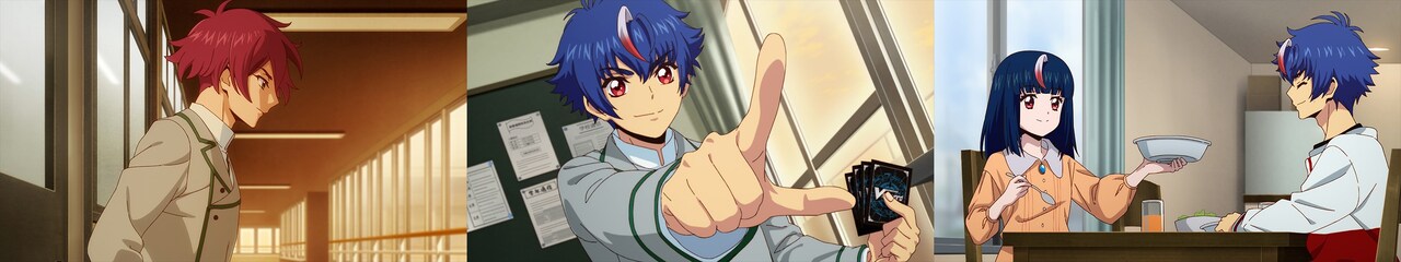 「ヴァンガード Divinez」2期、アキナの前に天才高校生が現れる第1話場面カット